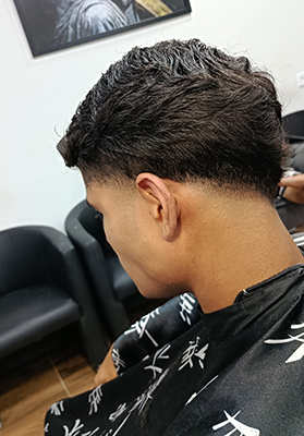 Degradê na Barbearia Império da Fé