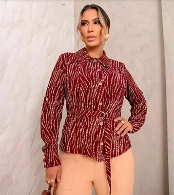 Encanto Único Moda Feminina Conjunto