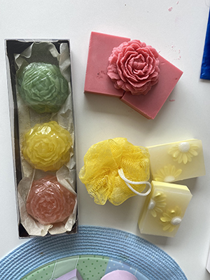 Sabonetes Personalizados da Flôr de Verbena