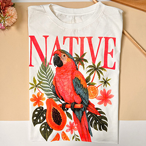 Camisa Native da Flora T-Shirts & Co