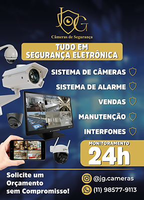 JG Câmeras de Segurança Banner