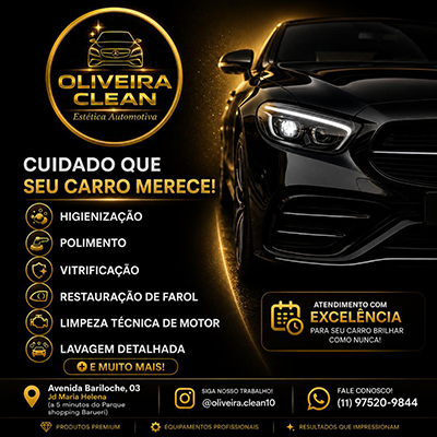 Oliveira Clean Banner