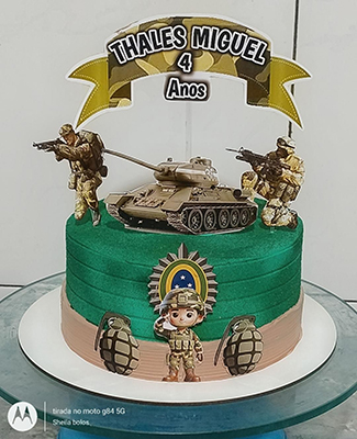 Sheila Confeitaria Bolo do Exército