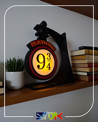 Plataforma do Harry Potter SMK 3D