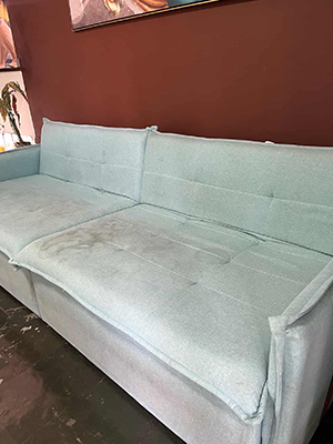 Sofá Antes da Limpeza GS Vitaliza