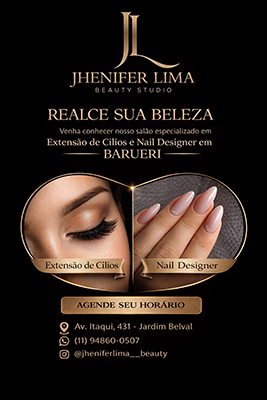 Banner do Studio Jhenifer Lima Beauty